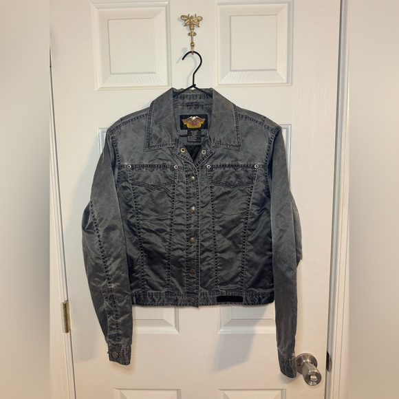 Harley-Davidson Jackets & Blazers - Harley Davidson Motorcycle Riding Jacket Women's Size Small Black Nylon